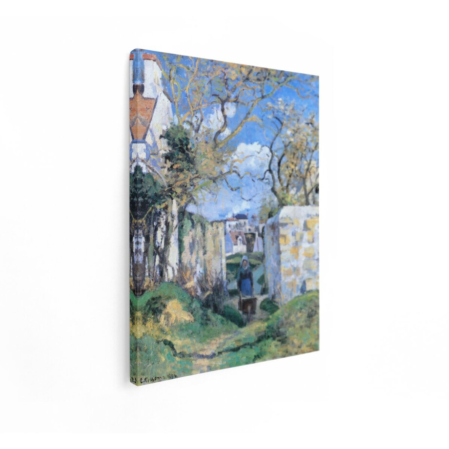 Artaza Canvas Schilderij Landschap Pissarro - 60x80 cm - Wanddecoratie Landelijk - Muurdecoratie Boerderij - Decoratie Vrouw Artaza Canvas Schilderij Landschap Pissarro - 60x80 cm - Wanddecoratie Landelijk - Muurdecoratie Boerderij - Decoratie Vrouw afbeelding 1