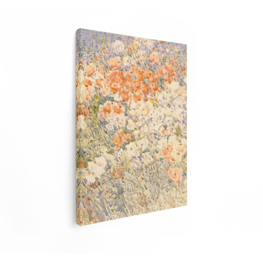 Artaza Canvas Schilderij Zomerse Klaprozen in een Veld - Geschilderd in Zachte Aquarelkleuren - 60x80 cm - Wanddecoratie Woonkamer - Schilderijen - Muurdecoratie Artaza Canvas Schilderij Zomerse Klaprozen in een Veld - Geschilderd in Zachte Aquarelkleuren - 60x80 cm - Wanddecoratie Woonkamer - Schilderijen - Muurdecoratie afbeelding 1