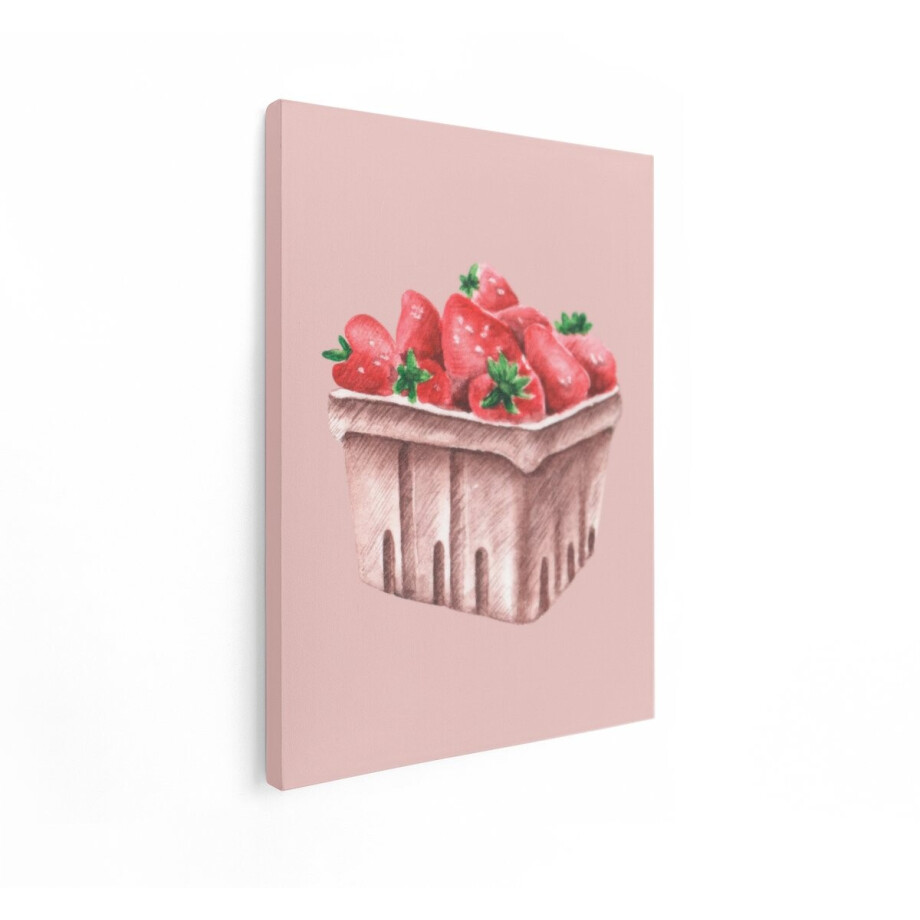 Artaza Canvas Schilderij Fruit - 30x40 cm - Wanddecoratie Aardbeien Aquarel - Muurdecoratie Keuken - Schilderijen Op Canvas - Rood Artaza Canvas Schilderij Fruit - 30x40 cm - Wanddecoratie Aardbeien Aquarel - Muurdecoratie Keuken - Schilderijen Op Canvas - Rood afbeelding 1