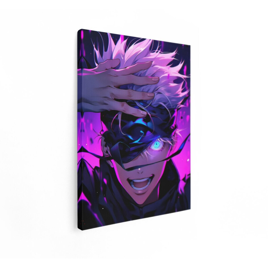 Artaza Canvas Schilderij Gojo Satoru - 30x40 cm - Wanddecoratie Anime Jujutsu Kaisen - Muurdecoratie Jongens Kamer - Schilderijen Op Canvas Artaza Canvas Schilderij Gojo Satoru - 30x40 cm - Wanddecoratie Anime Jujutsu Kaisen - Muurdecoratie Jongens Kamer - Schilderijen Op Canvas afbeelding 1