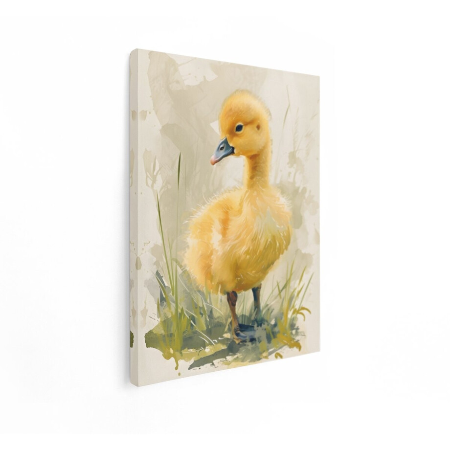 Artaza Canvas Schilderij Eendje - 60x80 cm - Wanddecoratie Kinderkamer - Muurdecoratie Dieren - Decoratie Babykamer Aquarel - Geel Artaza Canvas Schilderij Eendje - 60x80 cm - Wanddecoratie Kinderkamer - Muurdecoratie Dieren - Decoratie Babykamer Aquarel - Geel afbeelding 1