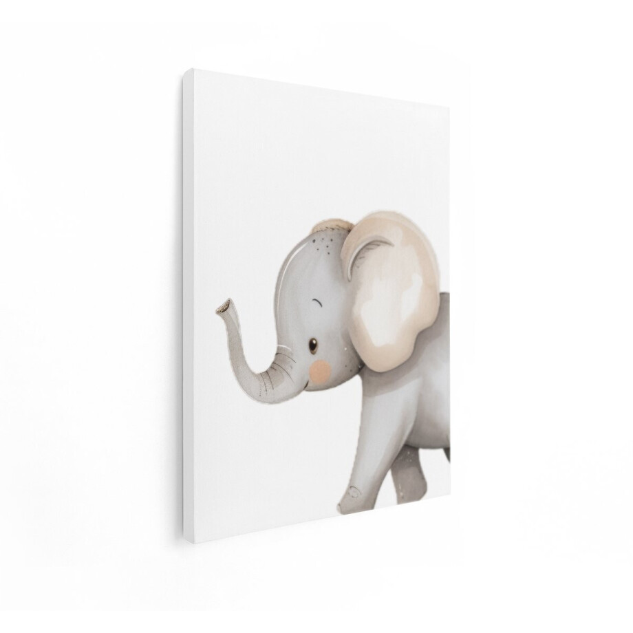 Artaza Canvas Schilderij Olifant - 30x40 cm - Wanddecoratie Kinderkamer - Muurdecoratie Babykamer - Decoratie Jongenskamer Aquarel Artaza Canvas Schilderij Olifant - 30x40 cm - Wanddecoratie Kinderkamer - Muurdecoratie Babykamer - Decoratie Jongenskamer Aquarel afbeelding 1