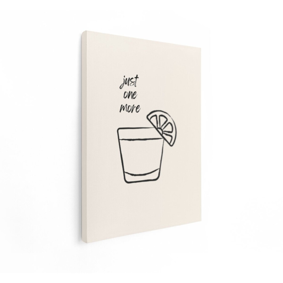 Artaza Canvas Schilderij Cocktail Glas - 30x40 cm - Wanddecoratie Tekst Quote - Muurdecoratie Citroen - Decoratie Bar Minimalistisch Artaza Canvas Schilderij Cocktail Glas - 30x40 cm - Wanddecoratie Tekst Quote - Muurdecoratie Citroen - Decoratie Bar Minimalistisch afbeelding 1