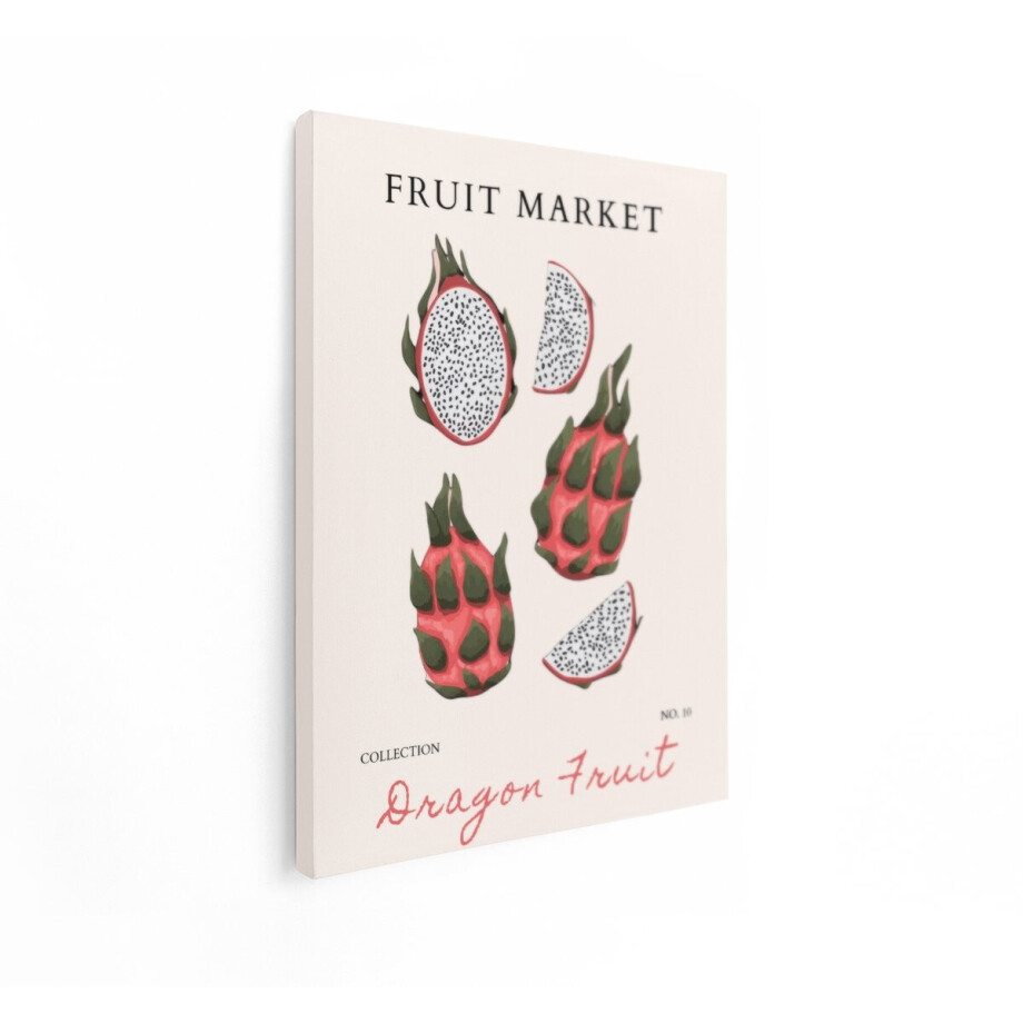 Artaza Canvas Schilderij Dragon Fruit - 90x120 cm - Wanddecoratie Keuken - Muurdecoratie Fruit Market - Decoratie Botanisch Schilderijen Artaza Canvas Schilderij Dragon Fruit - 90x120 cm - Wanddecoratie Keuken - Muurdecoratie Fruit Market - Decoratie Botanisch Schilderijen afbeelding 1