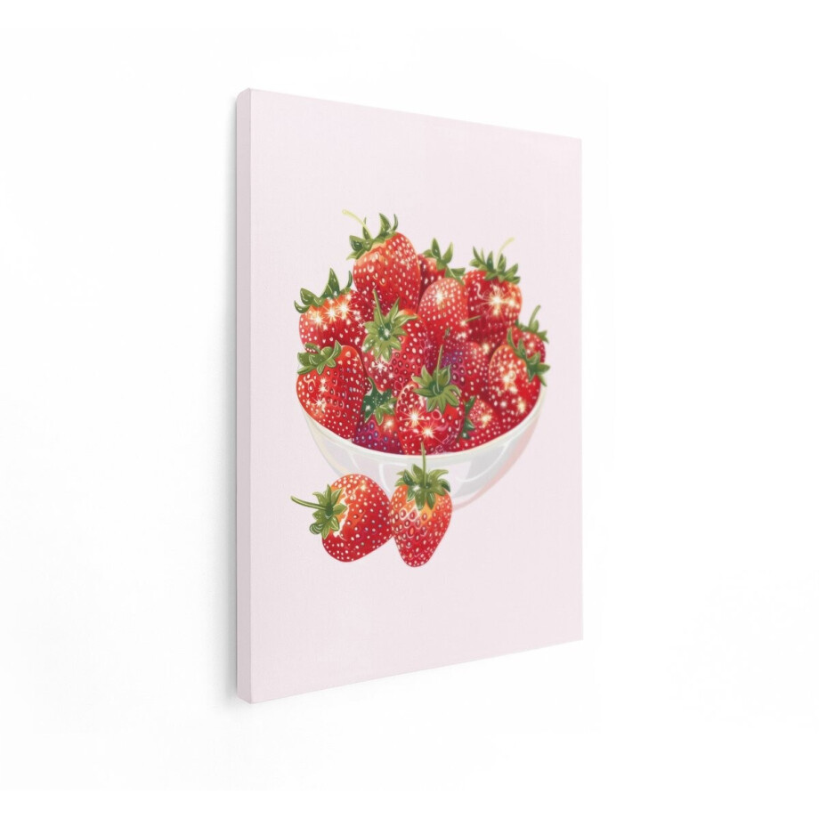 Artaza Canvas Schilderij Fruit - 30x40 cm - Wanddecoratie Keuken - Muurdecoratie Aardbeien - Schilderijen Op Canvas Rood Artaza Canvas Schilderij Fruit - 30x40 cm - Wanddecoratie Keuken - Muurdecoratie Aardbeien - Schilderijen Op Canvas Rood afbeelding 1