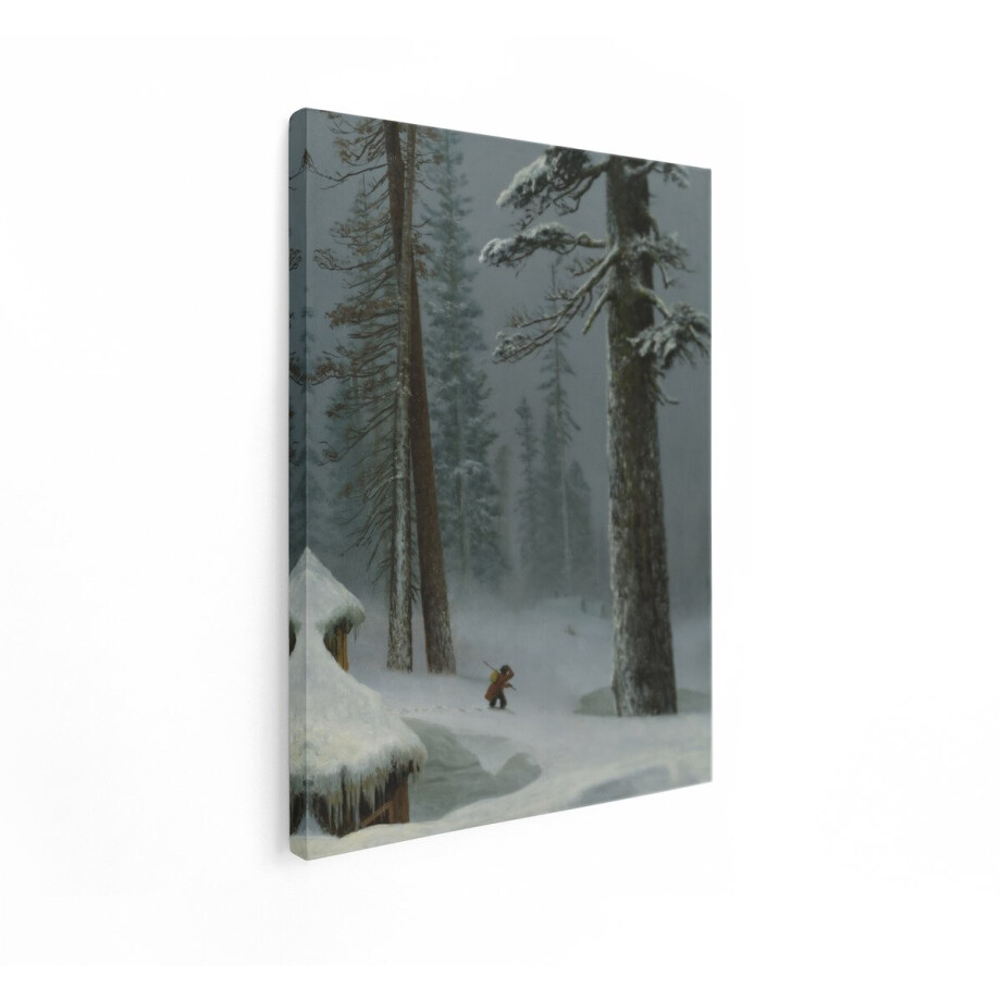 Artaza Canvas Schilderij Besneeuwd Bos - 30x40 cm - Wanddecoratie Winter - Muurdecoratie Bomen - Decoratie Natuur - Kamer Accessoires Artaza Canvas Schilderij Besneeuwd Bos - 30x40 cm - Wanddecoratie Winter - Muurdecoratie Bomen - Decoratie Natuur - Kamer Accessoires afbeelding 1