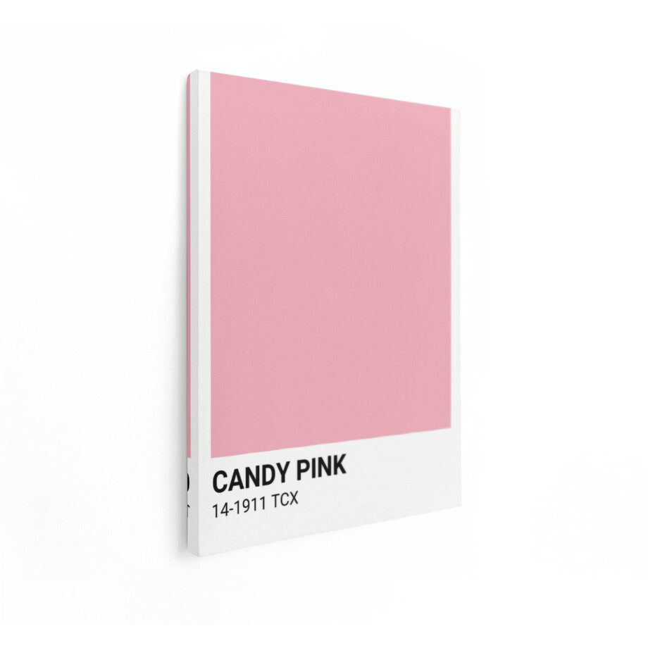 Artaza Canvas Schilderij Roze - 60x80 cm - Wanddecoratie Minimalistisch - Muurdecoratie Pastel Candy Pink - Decoratie Slaapkamer Artaza Canvas Schilderij Roze - 60x80 cm - Wanddecoratie Minimalistisch - Muurdecoratie Pastel Candy Pink - Decoratie Slaapkamer afbeelding 1