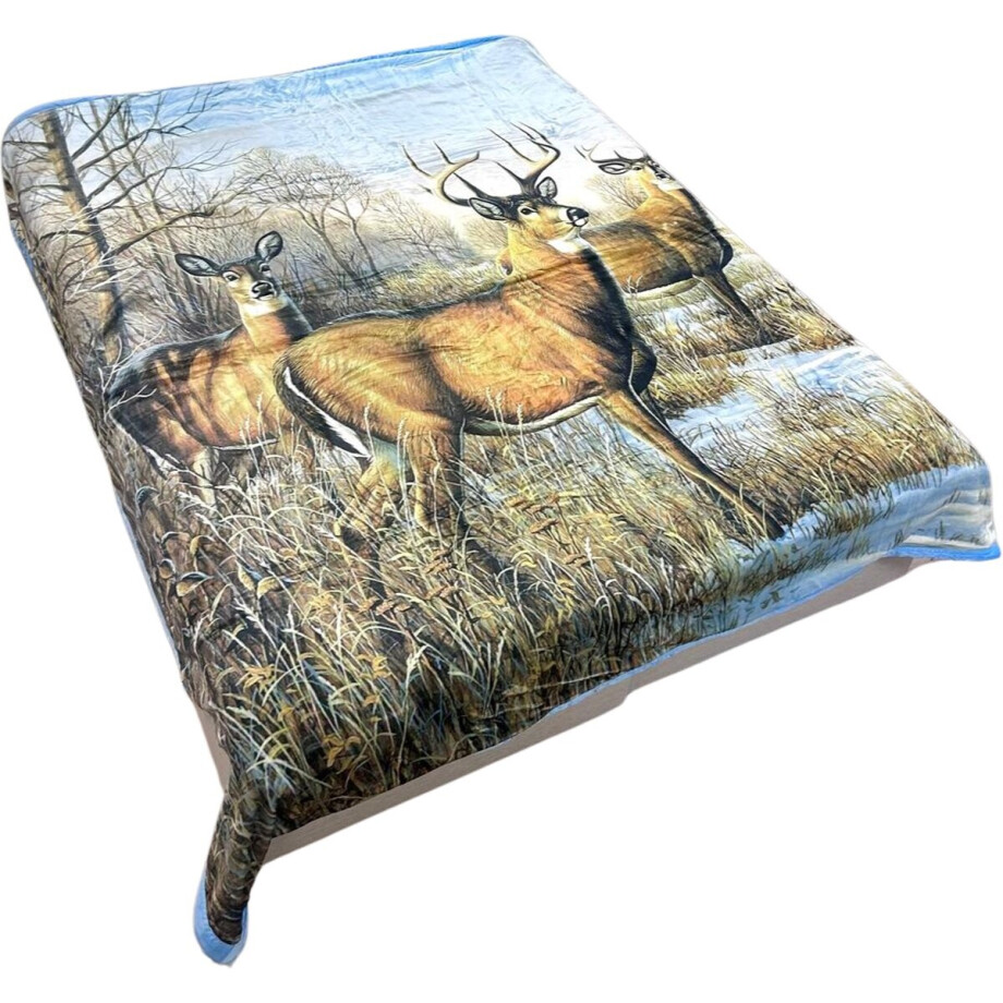 Velvet Luxe Woondeken Rendier 210 x 240 cm | Zware Kwaliteit afbeelding 1