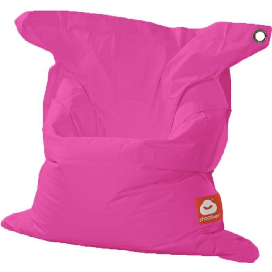 Whoober rechthoek zitzak St. Tropez M outdoor fuchsia - Wasbaar - Voor binnen en buiten afbeelding 1