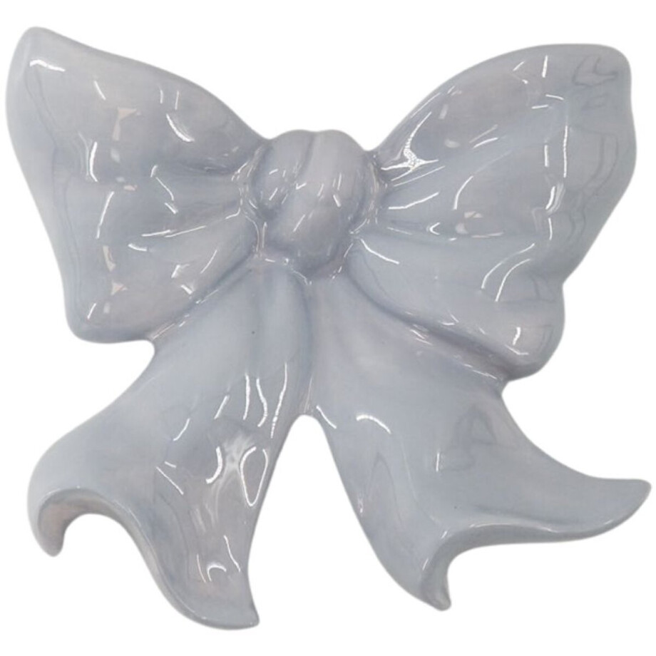 Housevitamin Vaas- Muurvaas Strik- Keramiek-Lila- 19x18,5x5,5 cm afbeelding 1