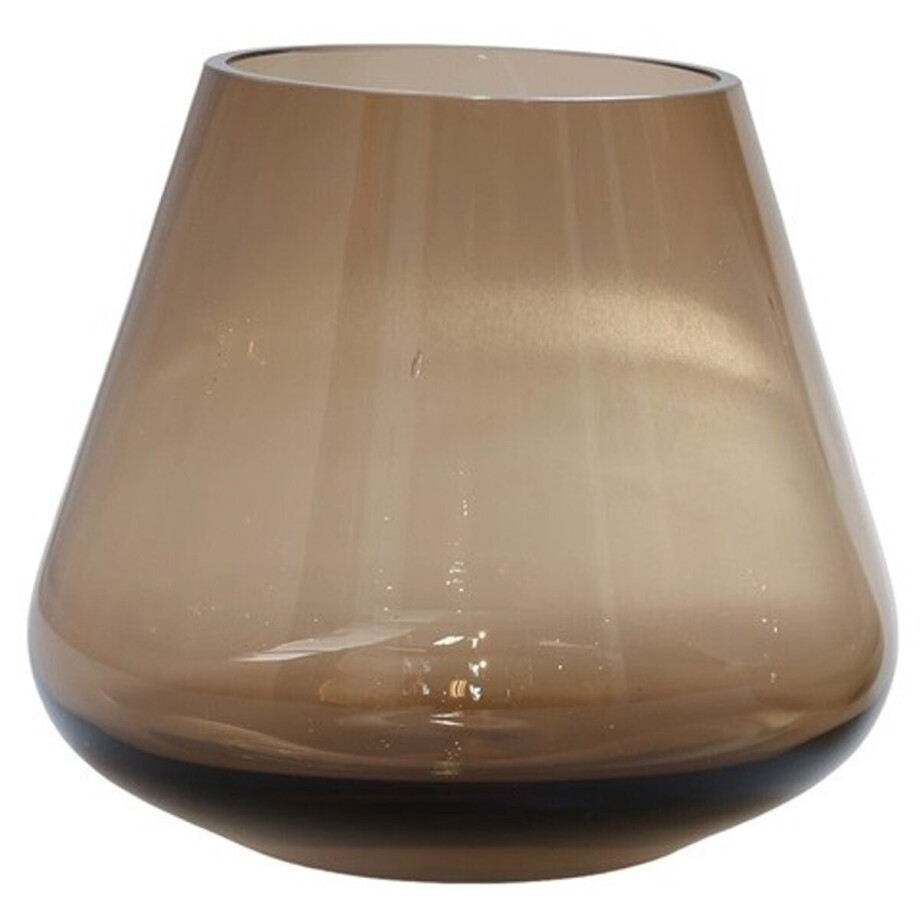Waxinelichthouder Liora - Taupe - XSmall - Ø13,5 x H12 - set van 2 Waxinelichthouder Liora - Taupe - XSmall - Ø13,5 x H12 - set van 2 afbeelding 1