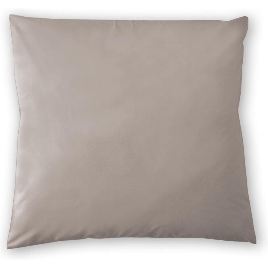 Cinderella - Kussenslopen met rits - Flanel - 80x80 cm - Taupe - 2 stuks Cinderella - Kussenslopen met rits - Flanel - 80x80 cm - Taupe - 2 stuks afbeelding 1