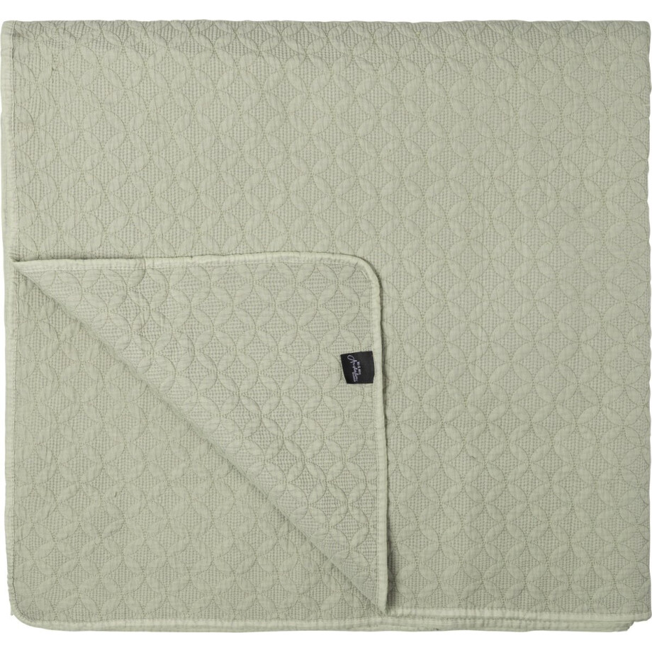 Linolux Plaid Stonewashed Mineral Green 160 x 260 Linolux Plaid Stonewashed Mineral Green 160 x 260 afbeelding 1