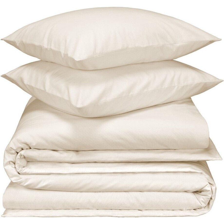 De Witte Lietaer Dekbedovertrek Laura Soft White - Hotelmaat - 260 x 240 cm - Katoen Flanel De Witte Lietaer Dekbedovertrek Laura Soft White - Hotelmaat - 260 x 240 cm - Katoen Flanel afbeelding 1