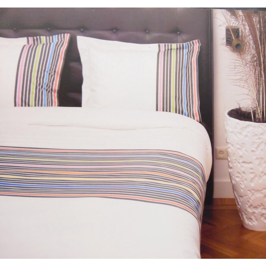 HNL Refined Dekbedovertrek Cardiff - Multi - 140x200/220 cm afbeelding 1