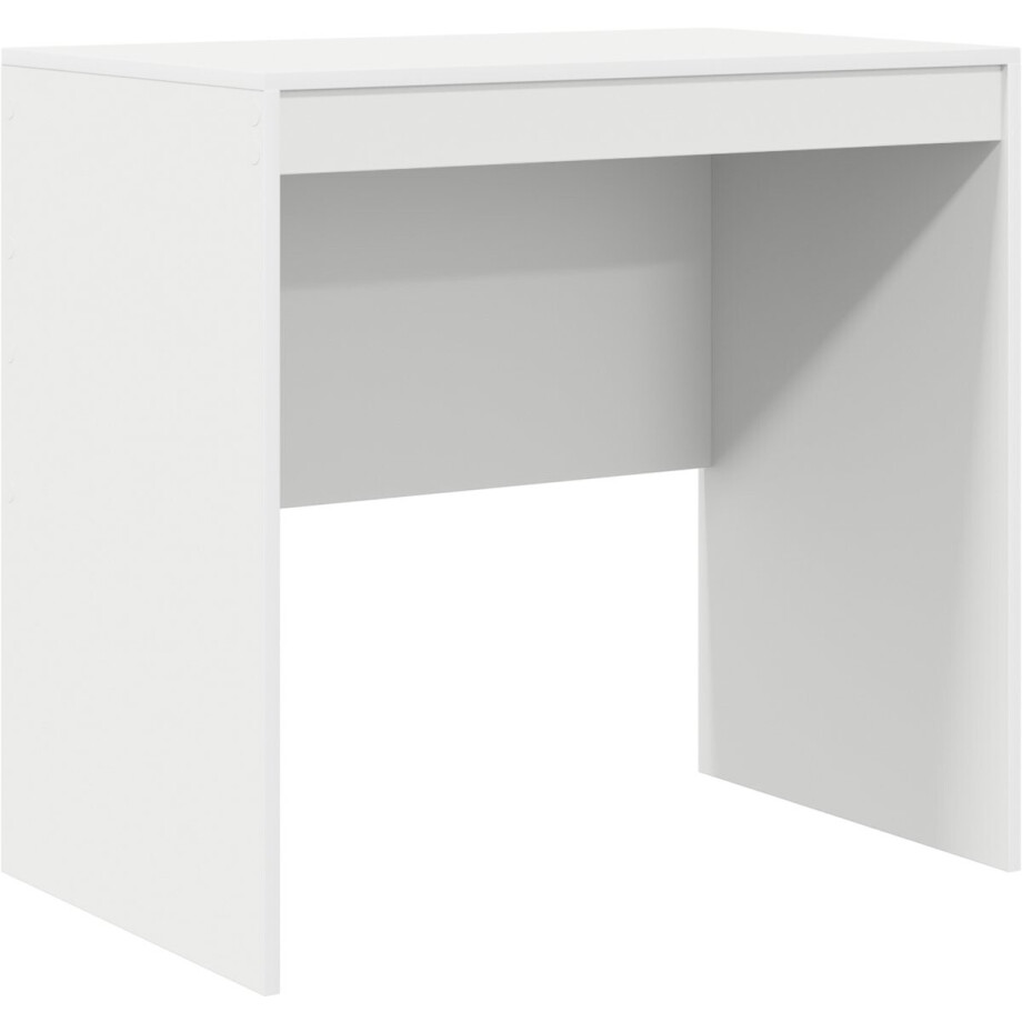 vidaXL - Bureau - Wit - 80 - x - 50 - x - 76 - cm afbeelding 1