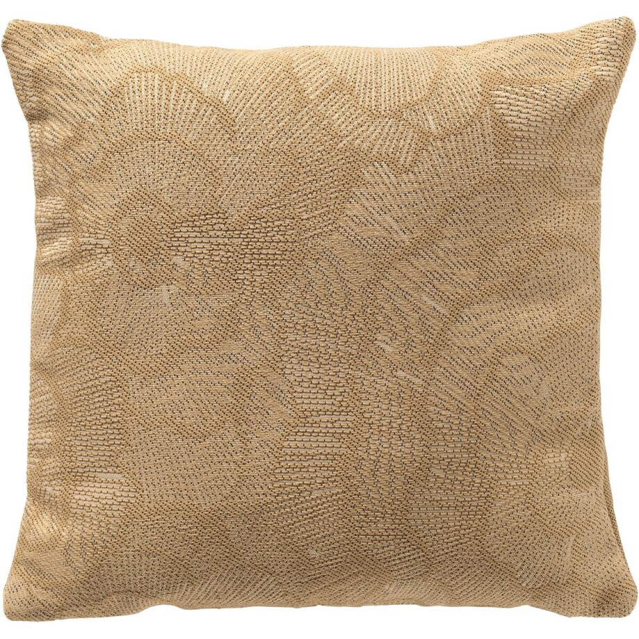 Dutch Decor DAISY - kussenhoes outdoor 45x45 cm - waterafstotend en uv-bestendig - Irish Cream - beige afbeelding 1