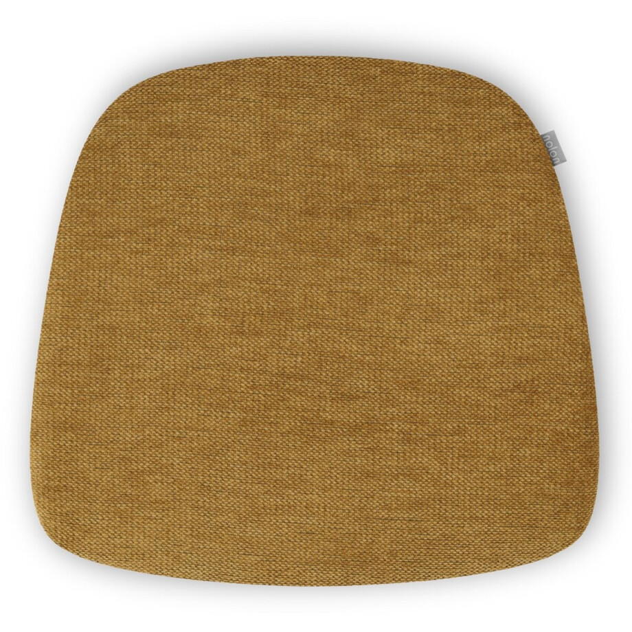 Nolon Fem Stoelkussen Mosgroen - Voor Binnen - Zitkussen Eetkamer - Trapezium Vorm - met Antislip afbeelding 1