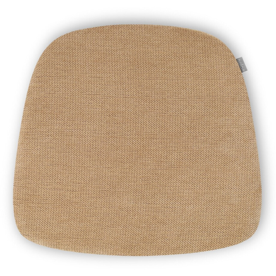 Nolon Fem Stoelkussen Nougatbruin - Voor Binnen - Zitkussen Eetkamer - Trapezium Vorm - met Antislip afbeelding 1
