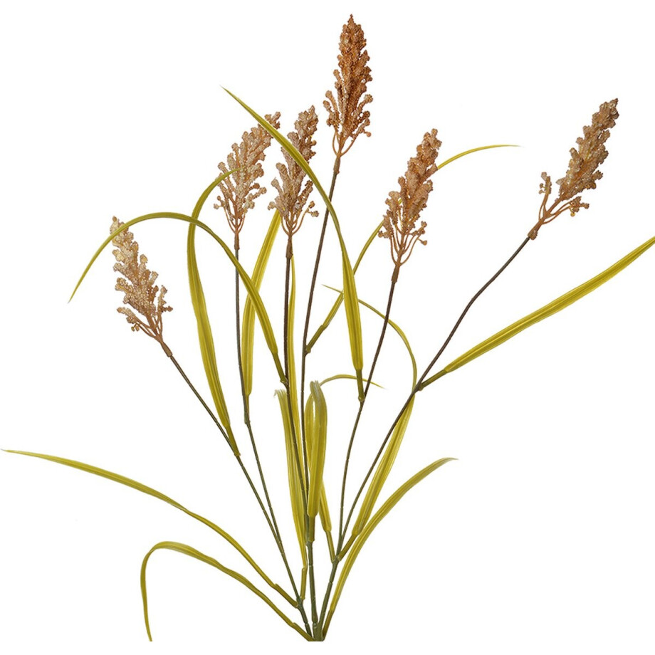 Clayre & Eef Kunstbloem - Zijden 85 cm Beige Kunststof Kunstbloemen afbeelding 1