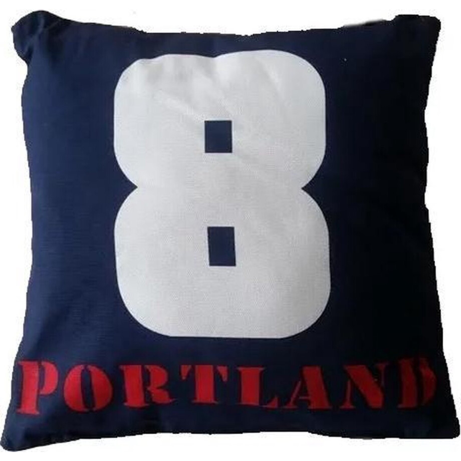 Damai Portland Sierkussen Set (2 Stuks) - 50x50 cm - Navy Damai Portland Sierkussen Set (2 Stuks) - 50x50 cm - Navy afbeelding 1