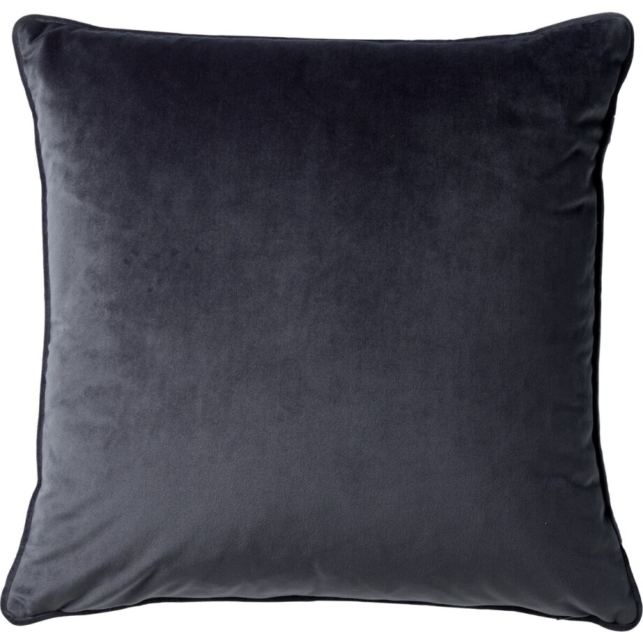 Dutch Decor FINN - Kussenhoes 45x45 cm - velvet - effen kleur - Charcoal Gray - antraciet - met rits - zonder binnenkussen Dutch Decor FINN - Kussenhoes 45x45 cm - velvet - effen kleur - Charcoal Gray - antraciet - met rits - zonder binnenkussen afbeelding 1