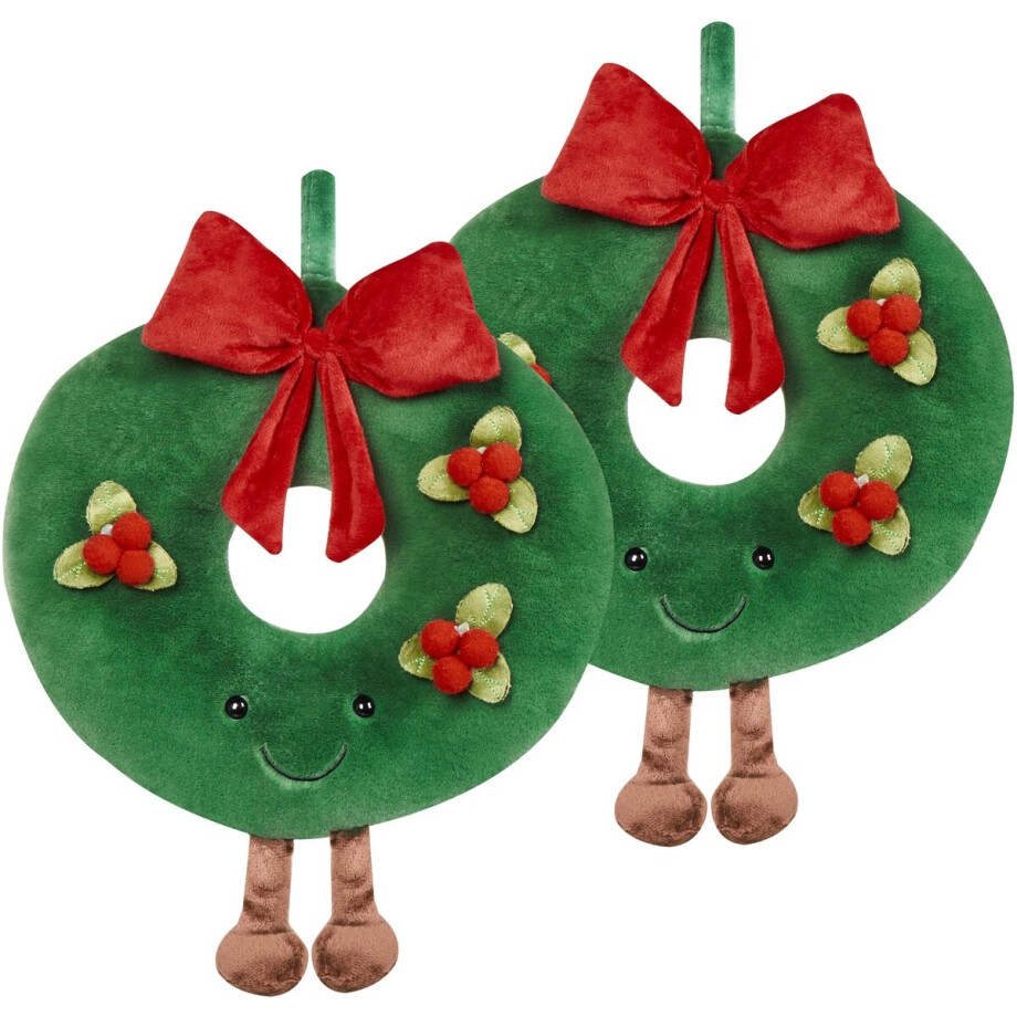 BELIANI BONBON - Sierkussen set 2 - Groen - 45 cm - Katoen afbeelding 1