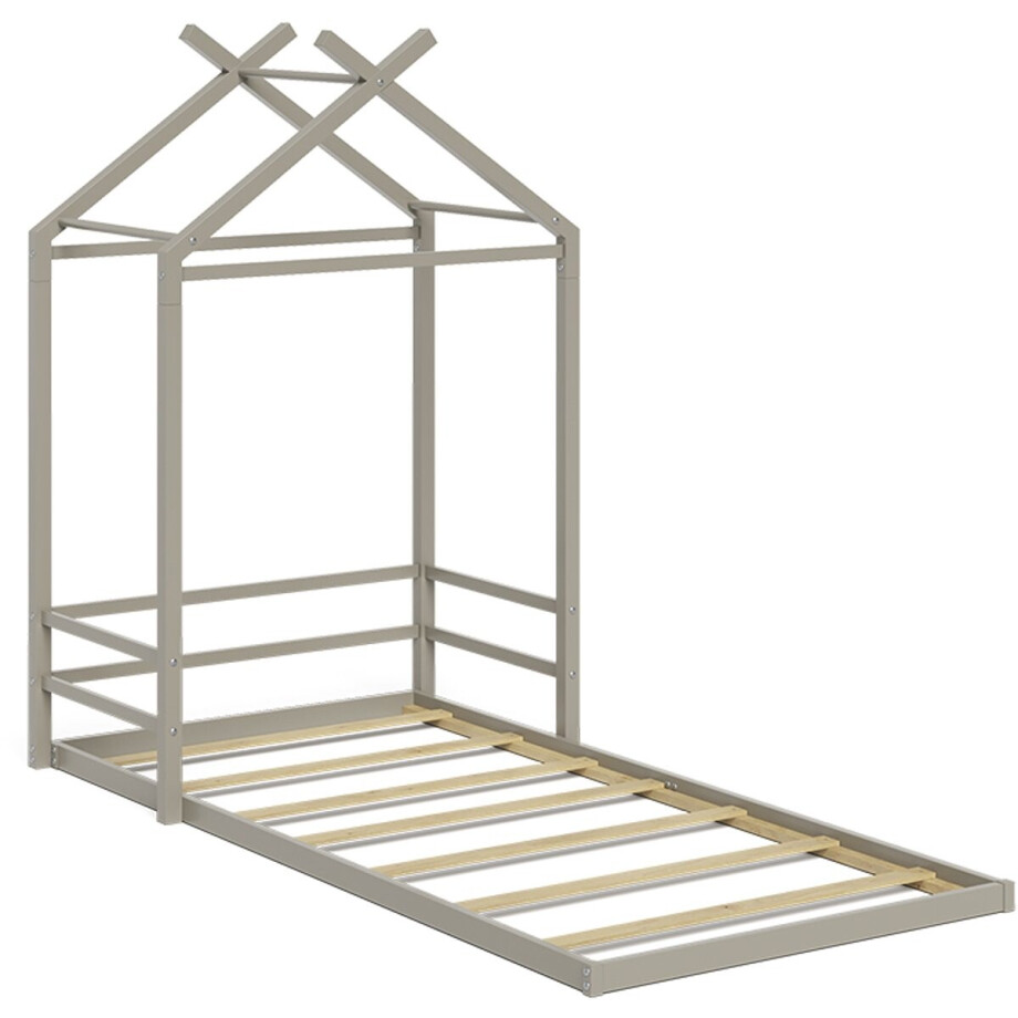 Vitalispa vloerbed Roofy, Grijs, 90x200 afbeelding 1