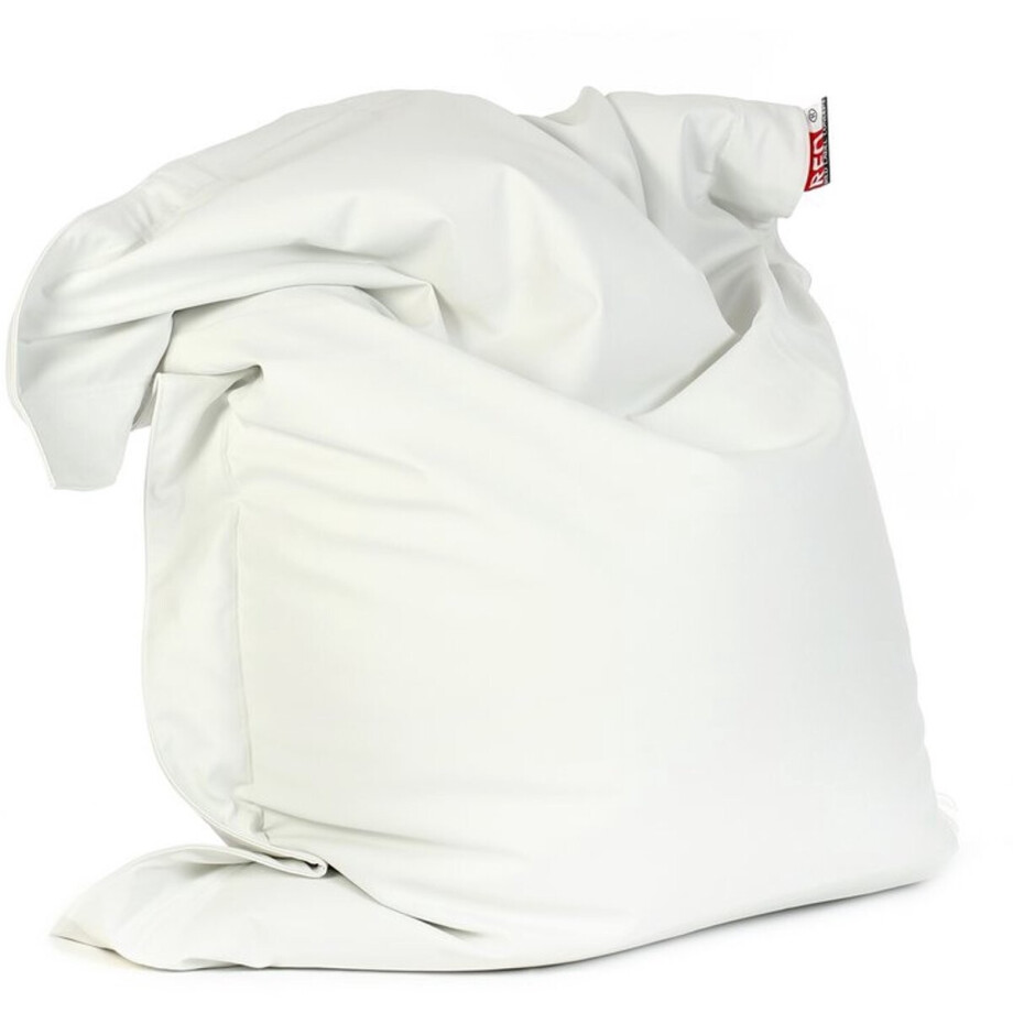 Zitzak leatherlook White 165x140 Sit On It ....and Joy !! Zitzak leatherlook White 165x140 Sit On It ....and Joy !! afbeelding 1