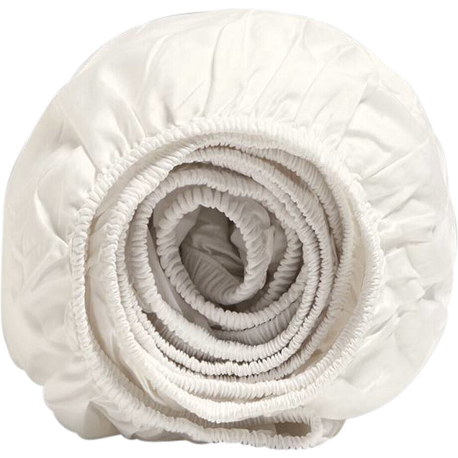 Yumeko hoeslaken katoen satijn sandy grijs 100x200x30 - Bio, eco & fairtrade Yumeko hoeslaken katoen satijn sandy grijs 100x200x30 - Bio, eco & fairtrade afbeelding 1