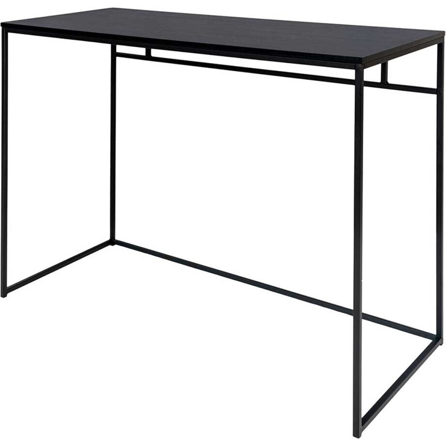 Artichok Karen metalen bureau zwart - 100 x 45 cm afbeelding 1