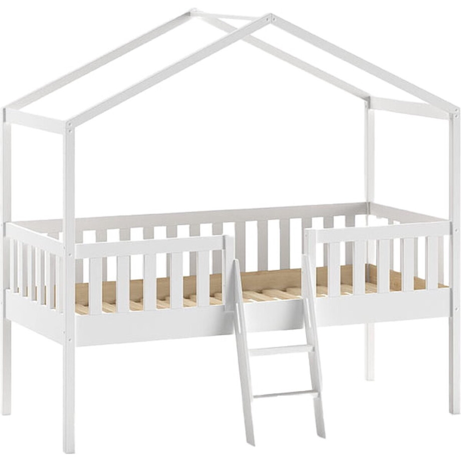 Huisbed Bibi Wit - Hoogte 201.8 cm afbeelding 1