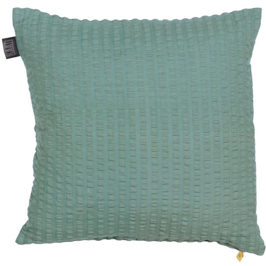 KAAT Amsterdam Cheer Sierkussen - 45x45 cm - Grijsgroen KAAT Amsterdam Cheer Sierkussen - 45x45 cm - Grijsgroen afbeelding 1