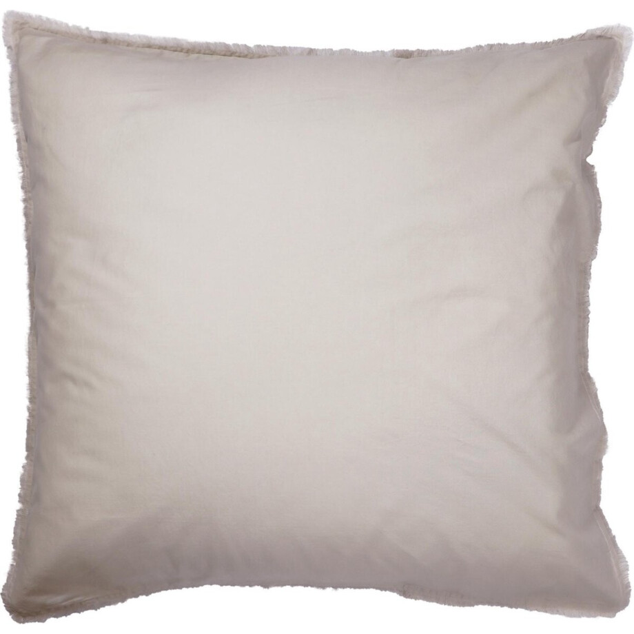 Matt & Rose Set Kussenslopen Beige - 65 x 65 cm - Gewassen Katoen afbeelding 1
