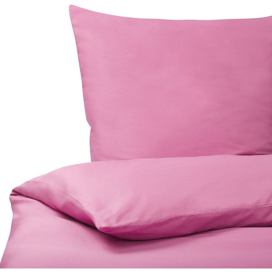 BELIANI HARMONRIDGE - Beddengoed - Roze - 155 x 220 cm - Katoen BELIANI HARMONRIDGE - Beddengoed - Roze - 155 x 220 cm - Katoen afbeelding 1