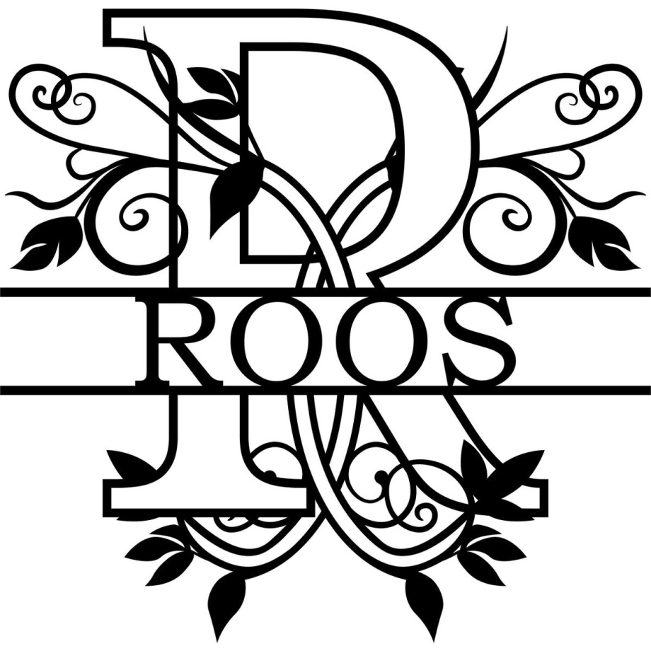 Wanddecoratie | Gepersonaliseerde letters A t/m Z - XL (60cm) afbeelding 1