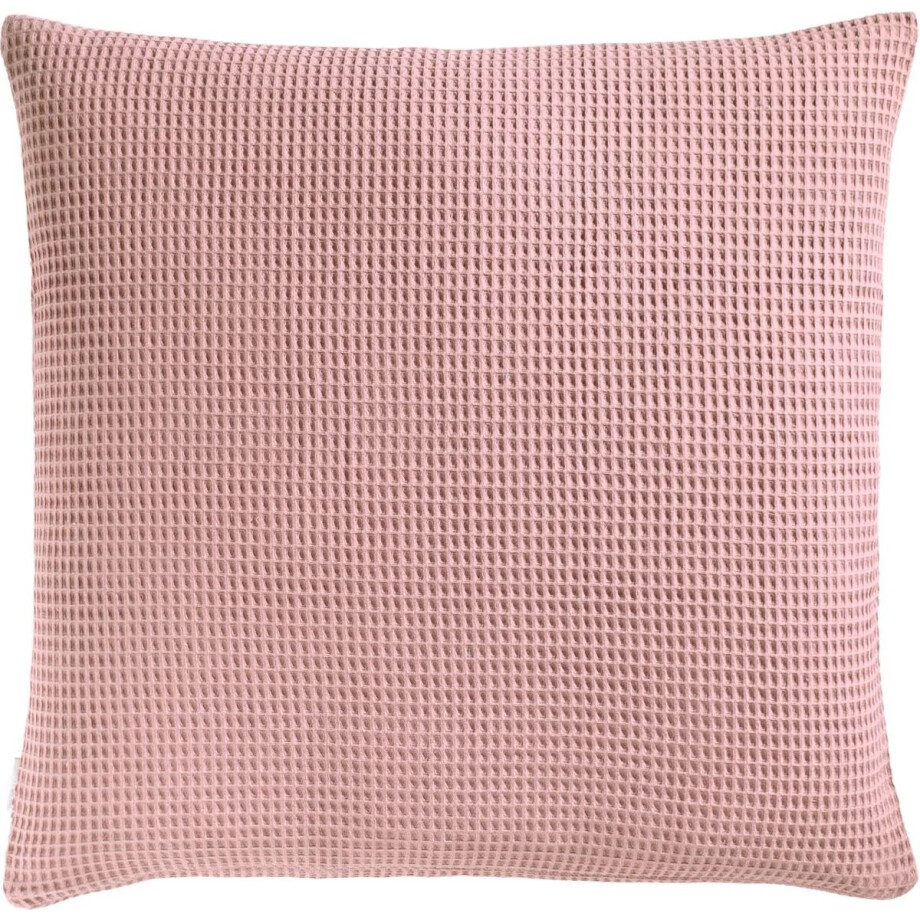 Heckettlane Kussensloop Wafel - Kussenhoes van 50x50 cm - 1 stuk - 100% Katoen - Paars afbeelding 1