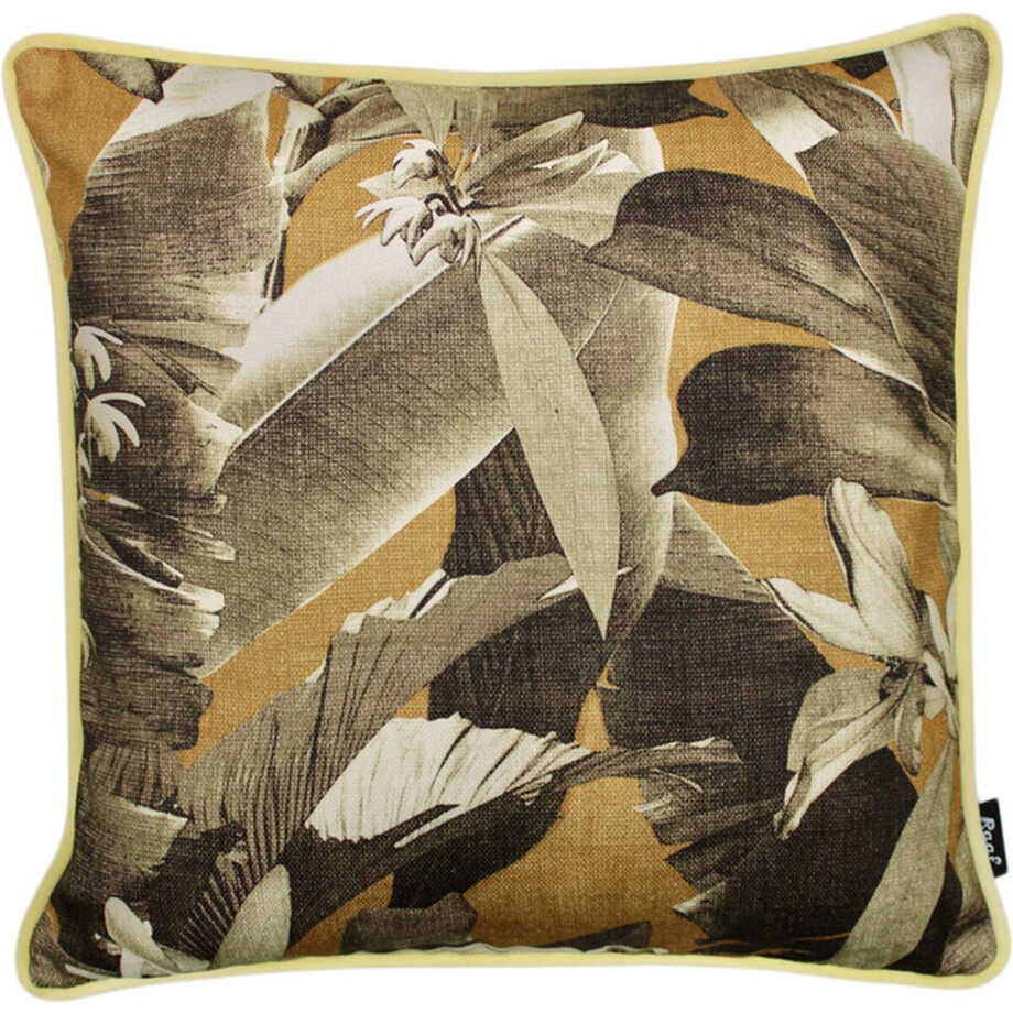 Raaf sierkussen-hoes Banana geel 50x50 cm afbeelding 1