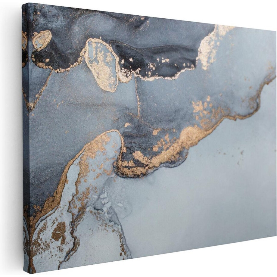 Artaza Canvas Schilderij Marmer Goud - 40x30 cm - Klein - Abstracte Wanddecoratie - Muurdecoratie Woonkamer - Kamer Accessoires Artaza Canvas Schilderij Marmer Goud - 40x30 cm - Klein - Abstracte Wanddecoratie - Muurdecoratie Woonkamer - Kamer Accessoires afbeelding 1