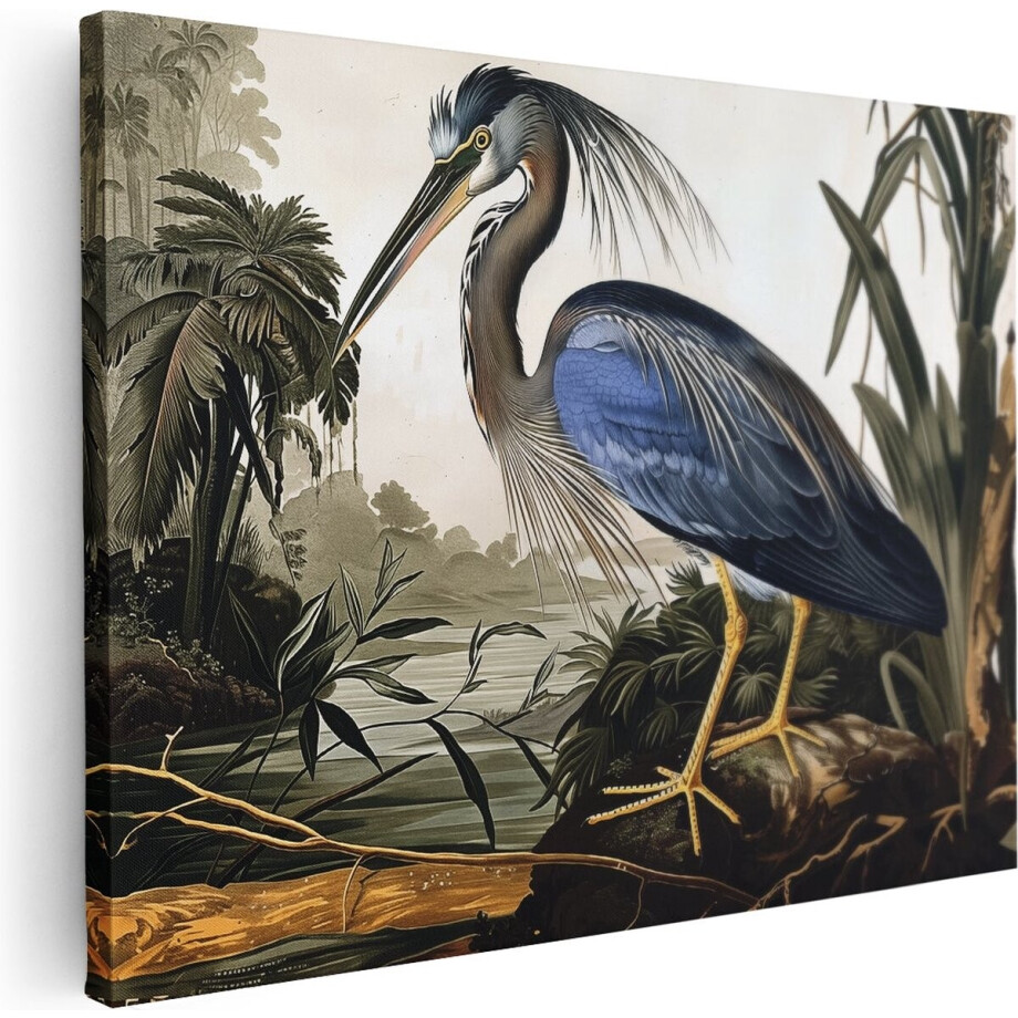 Artaza Canvas Schilderij Vogel Staat op een Tak - 40x30 - Klein - Foto Op Canvas - Canvas Print Artaza Canvas Schilderij Vogel Staat op een Tak - 40x30 - Klein - Foto Op Canvas - Canvas Print afbeelding 1