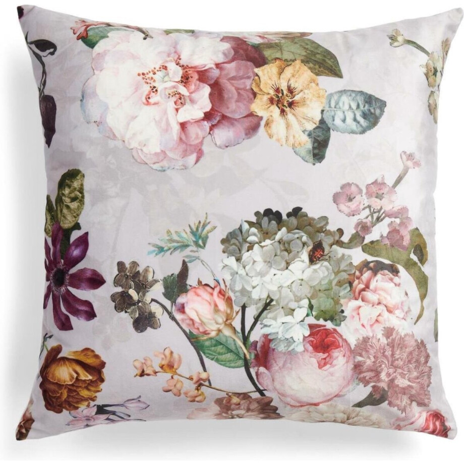 ESSENZA Fleur Sierkussen Grijs - 50x50 cm afbeelding 1