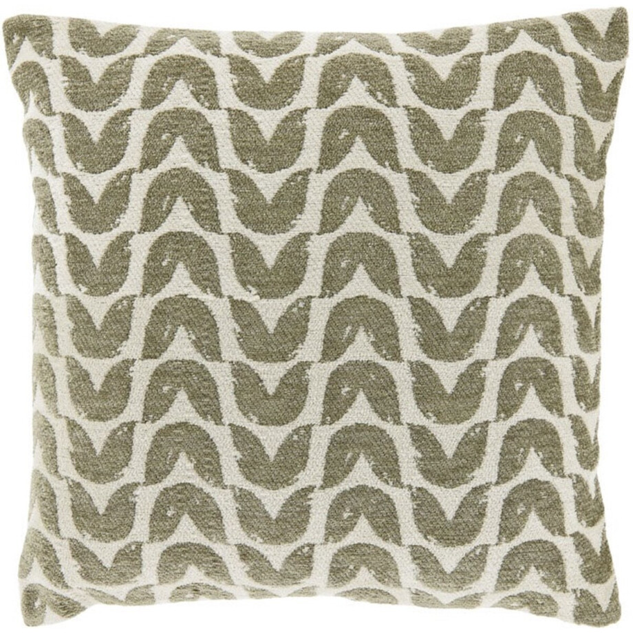 Unique Living - Sierkussen Gozi Chateau Grey -45x45cm afbeelding 1