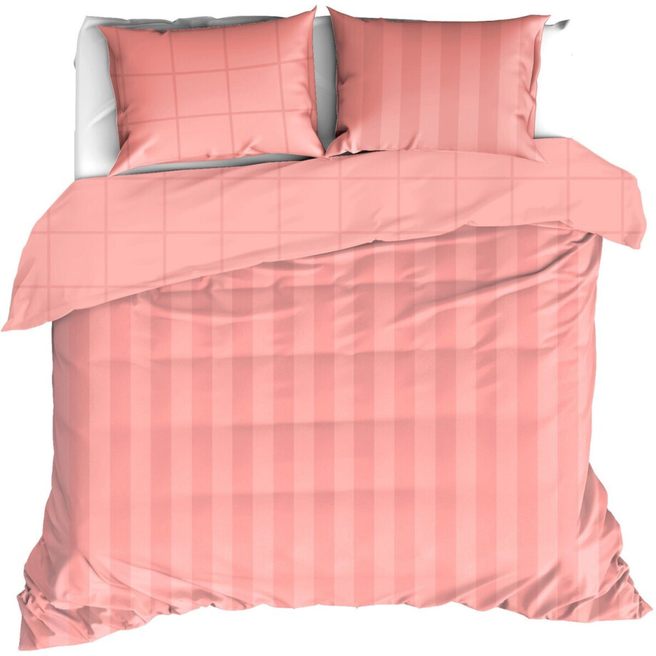 De Witte Lietaer Dekbedovertrek Zygo Blush - 200 x 200/220 + 2x 60 x 70 cm - Katoen Satijn afbeelding 1