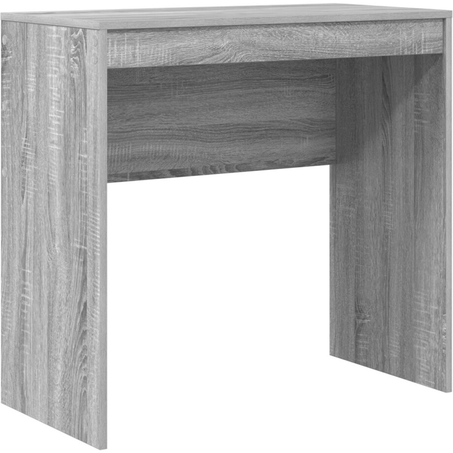 vidaXL - Bureau - Grijs - Sonoma - 80 - x - 40 - x - 76 - cm afbeelding 1
