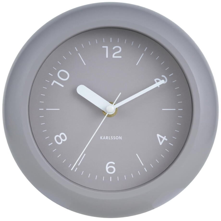 Karlsson Wandklok Slope - Warmgrijs - Ø20cm - Wandklok Scandinavisch Karlsson Wandklok Slope - Warmgrijs - Ø20cm - Wandklok Scandinavisch afbeelding 1