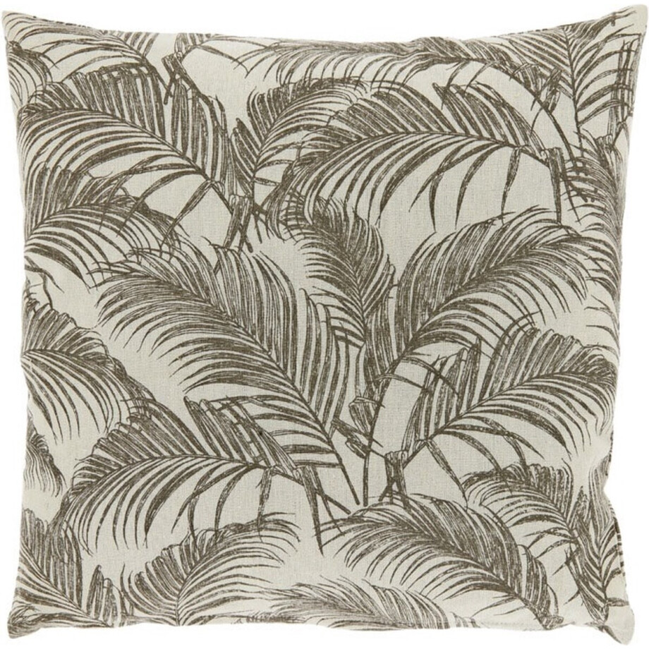 Unique Living - Sierkussen Roeli Taupe -45x45cm Unique Living - Sierkussen Roeli Taupe -45x45cm afbeelding 1