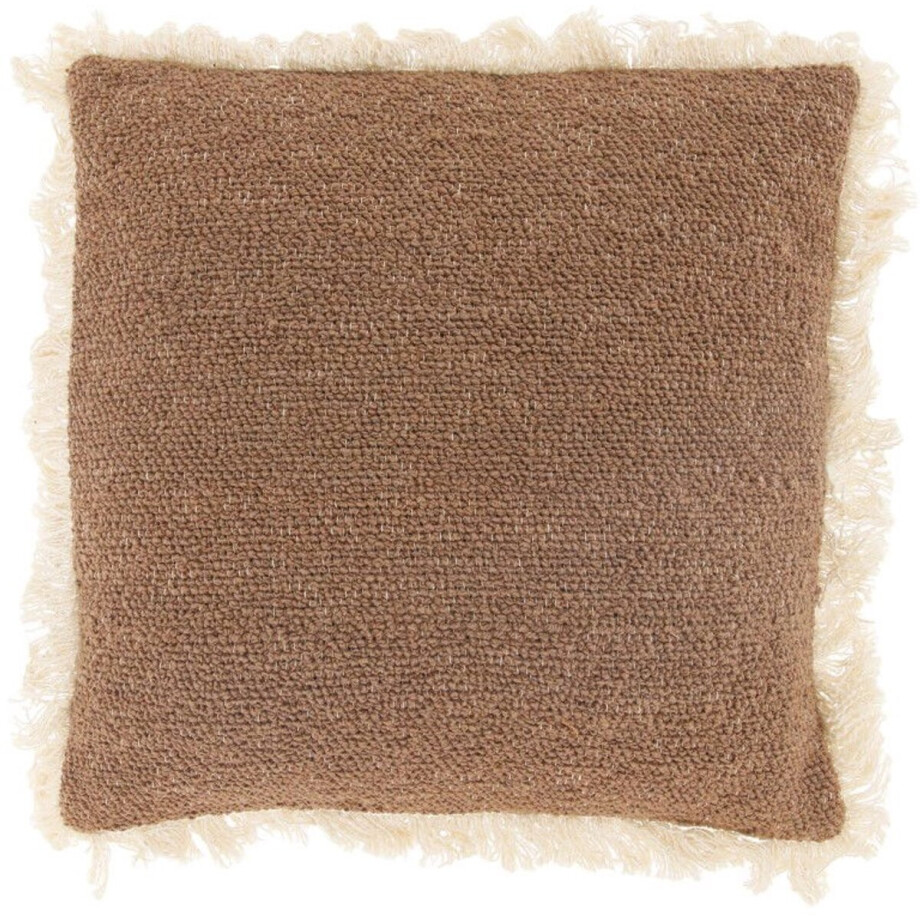 Unique living - Kussen Kenley 45x45 cm coconut Unique living - Kussen Kenley 45x45 cm coconut afbeelding 1