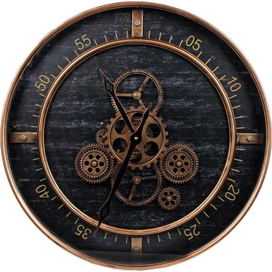 Gifts-Amsterdam-Radarklok-Birmingham-50x8-cm-metaal-zwart afbeelding 1