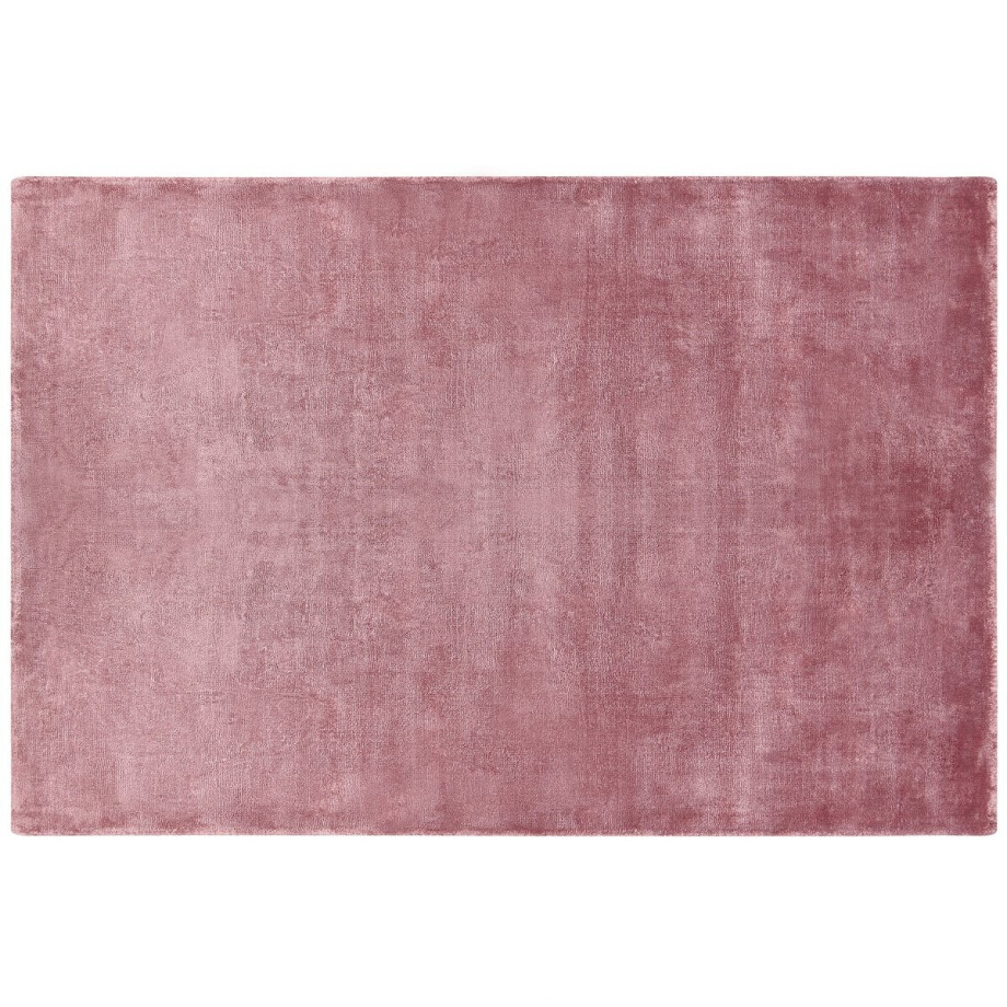 BELIANI GESI II - Vloerkleed - Roze - 140 x 200 cm - Viscose BELIANI GESI II - Vloerkleed - Roze - 140 x 200 cm - Viscose afbeelding 1