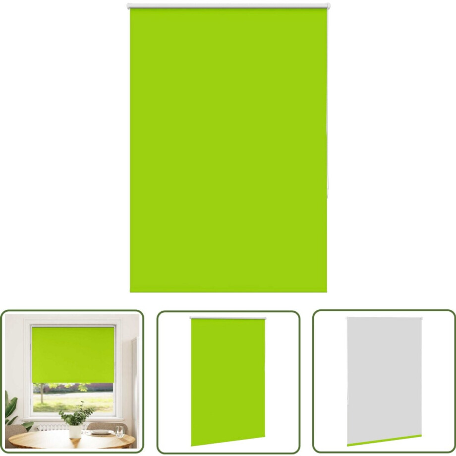 vidaXL Gordijnen - Rolgordijnen - Rolgordijn verduisterend 95x150cm stofbreedte 90,7 cm polyester - Verduisteringsgordijnen - Slaapkamerdecoratie - Woonkamerdecoratie afbeelding 1